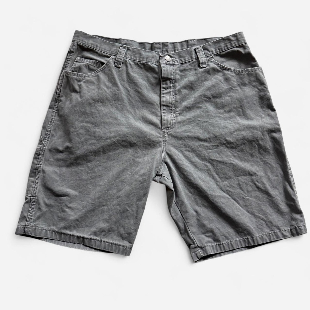 Wrangler carpenter shorts in gray cotton, size 40